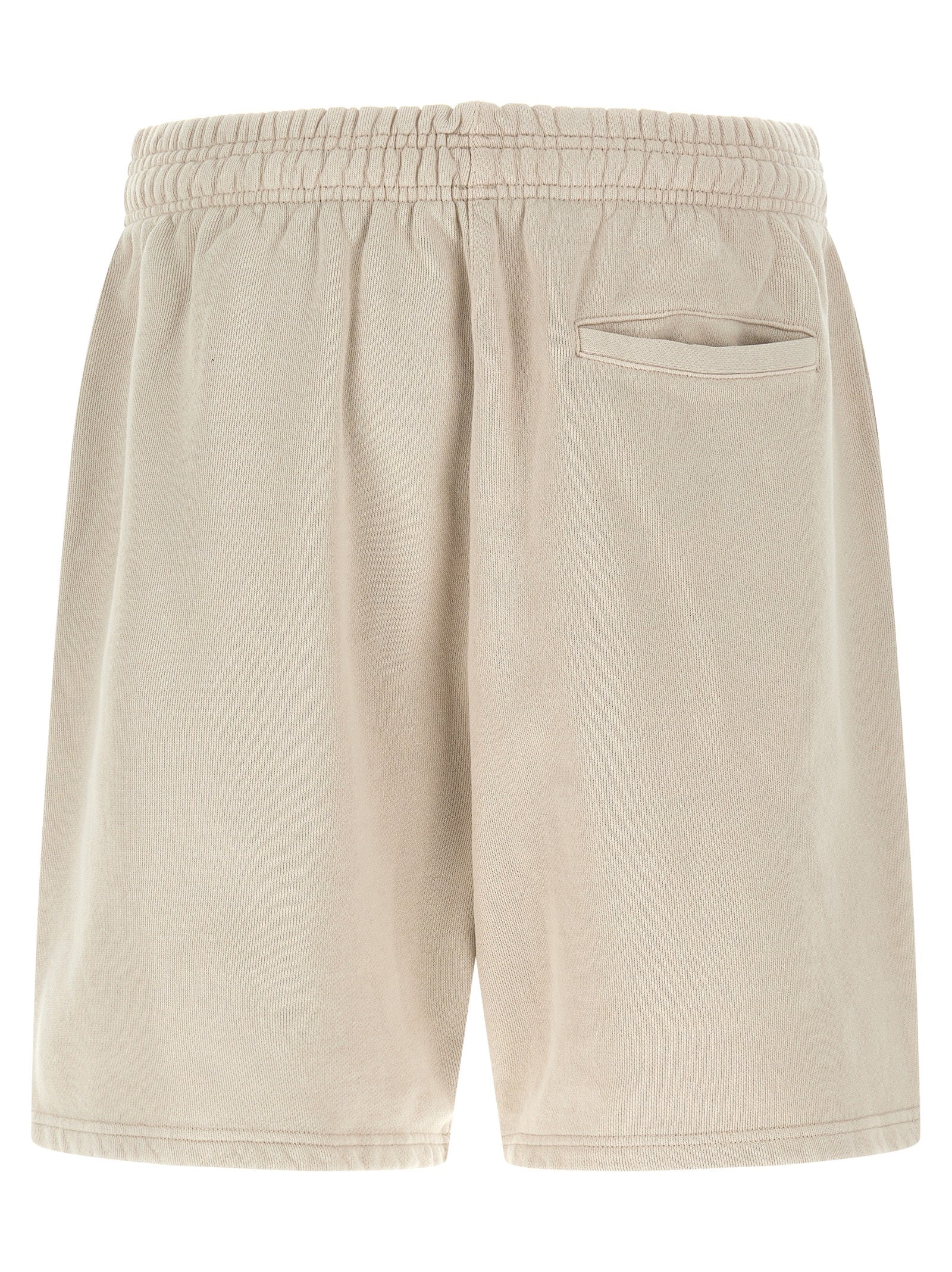 Beige Cotton Bermuda Shorts