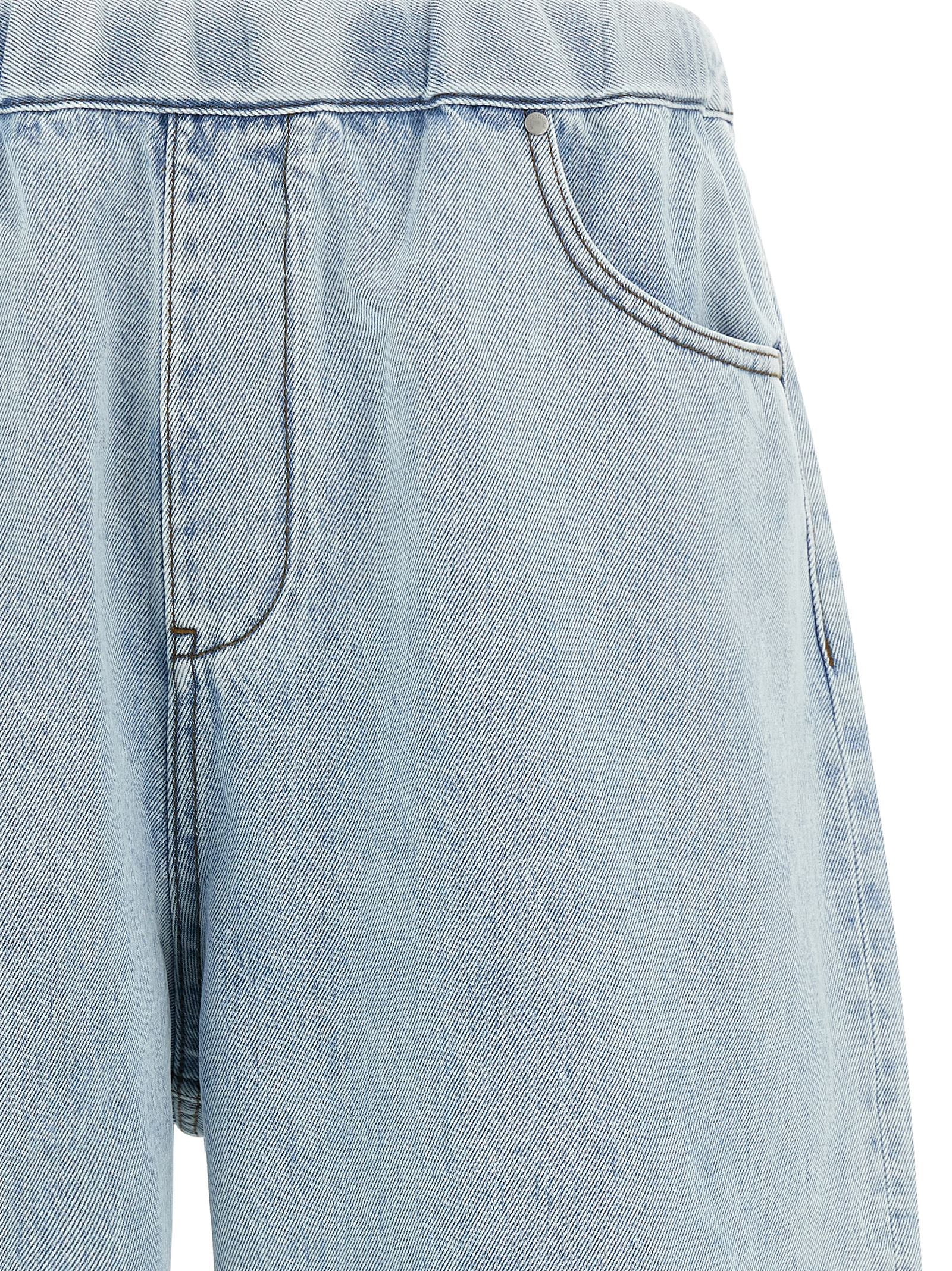 Blue Cotton Bermuda Shorts