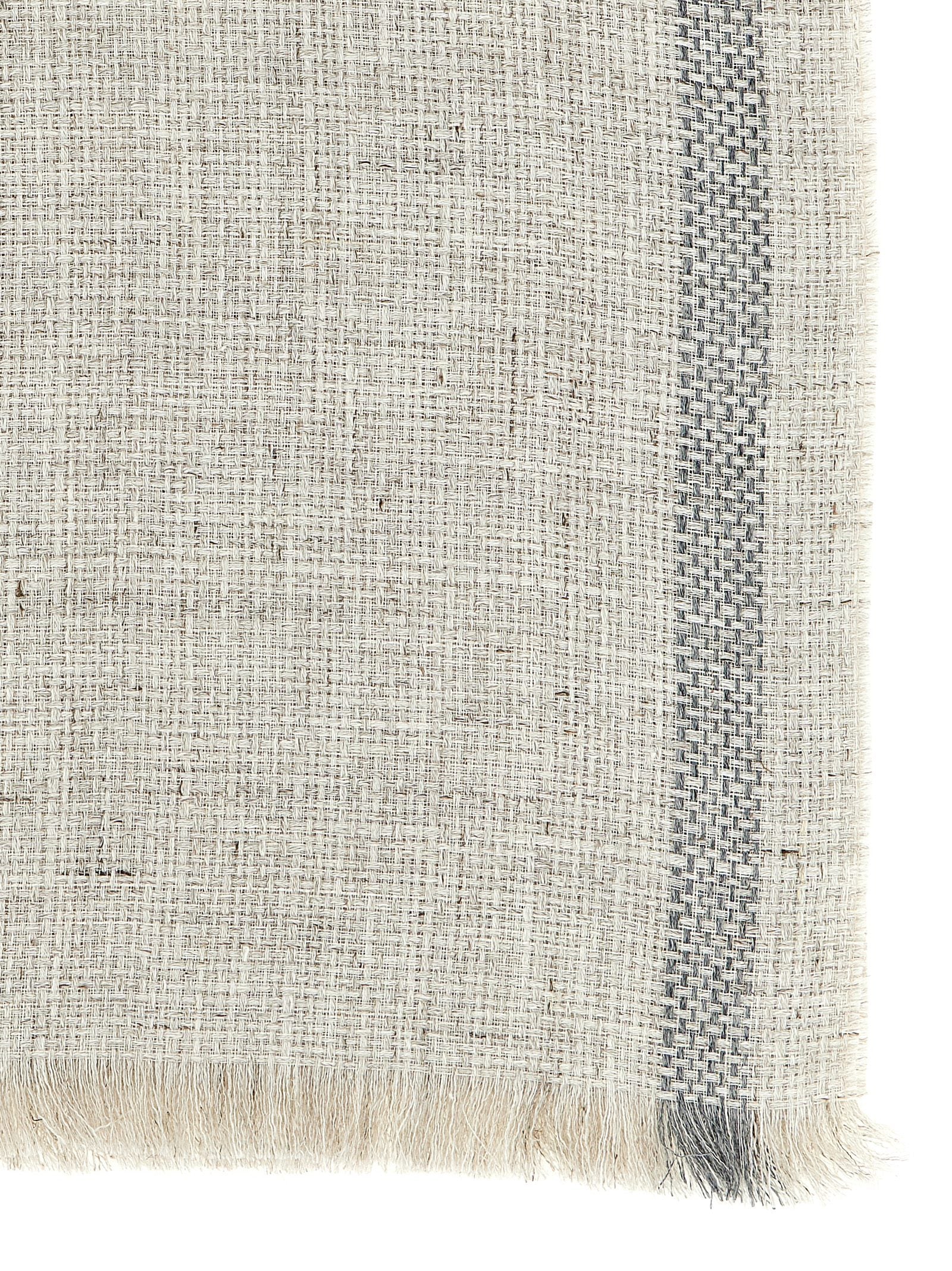 Gray Linen Scarf