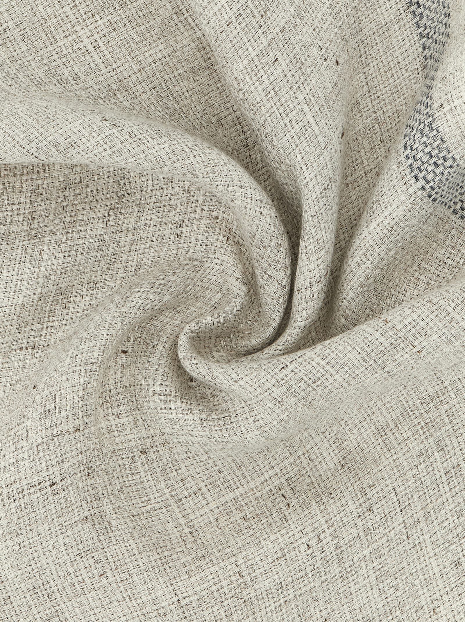 Gray Linen Scarf