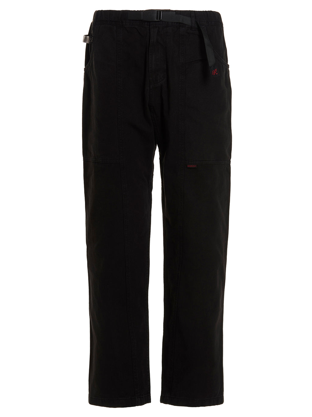 Black Cotton Cargo Pants