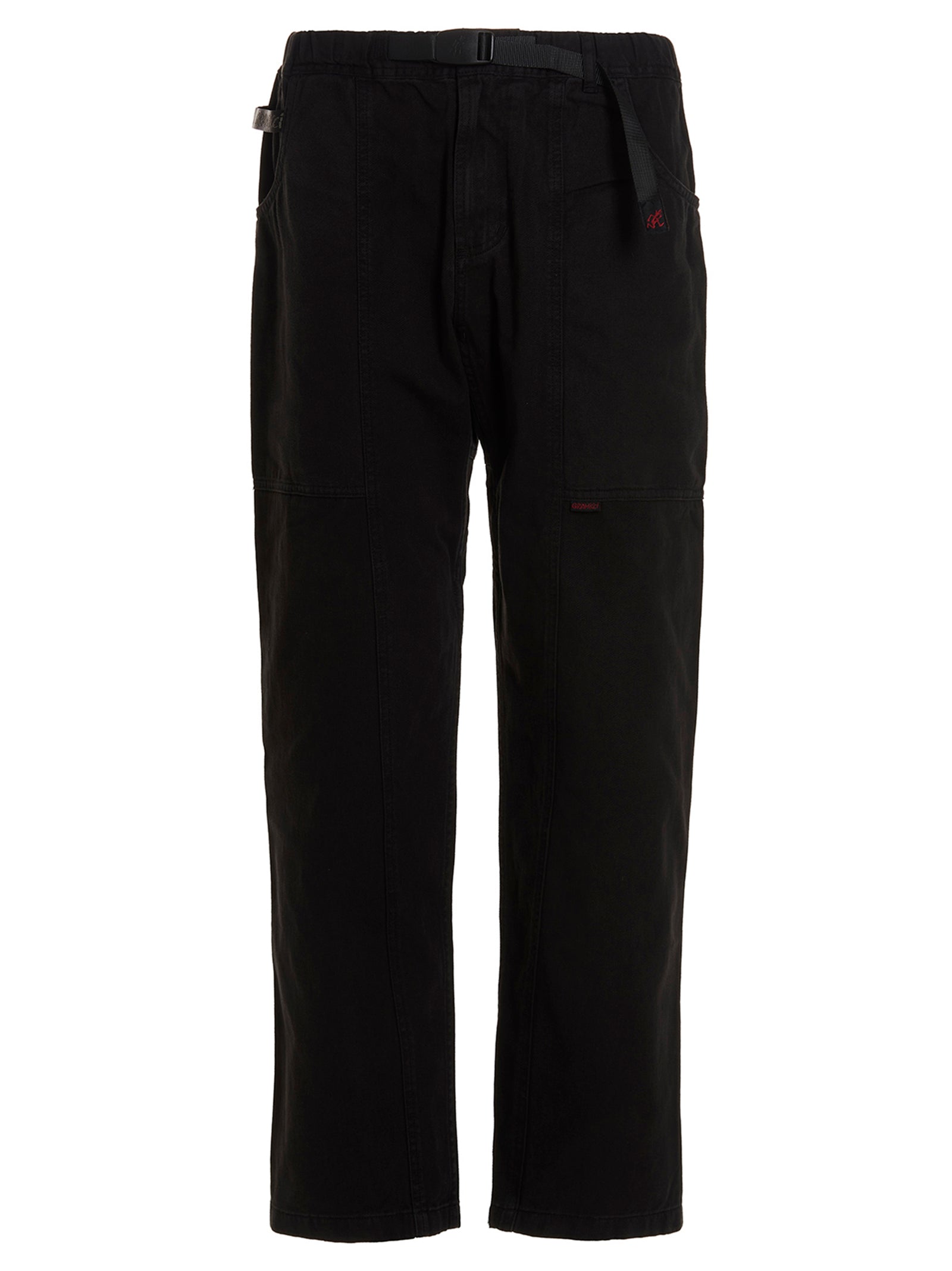 Black Cotton Cargo Pants