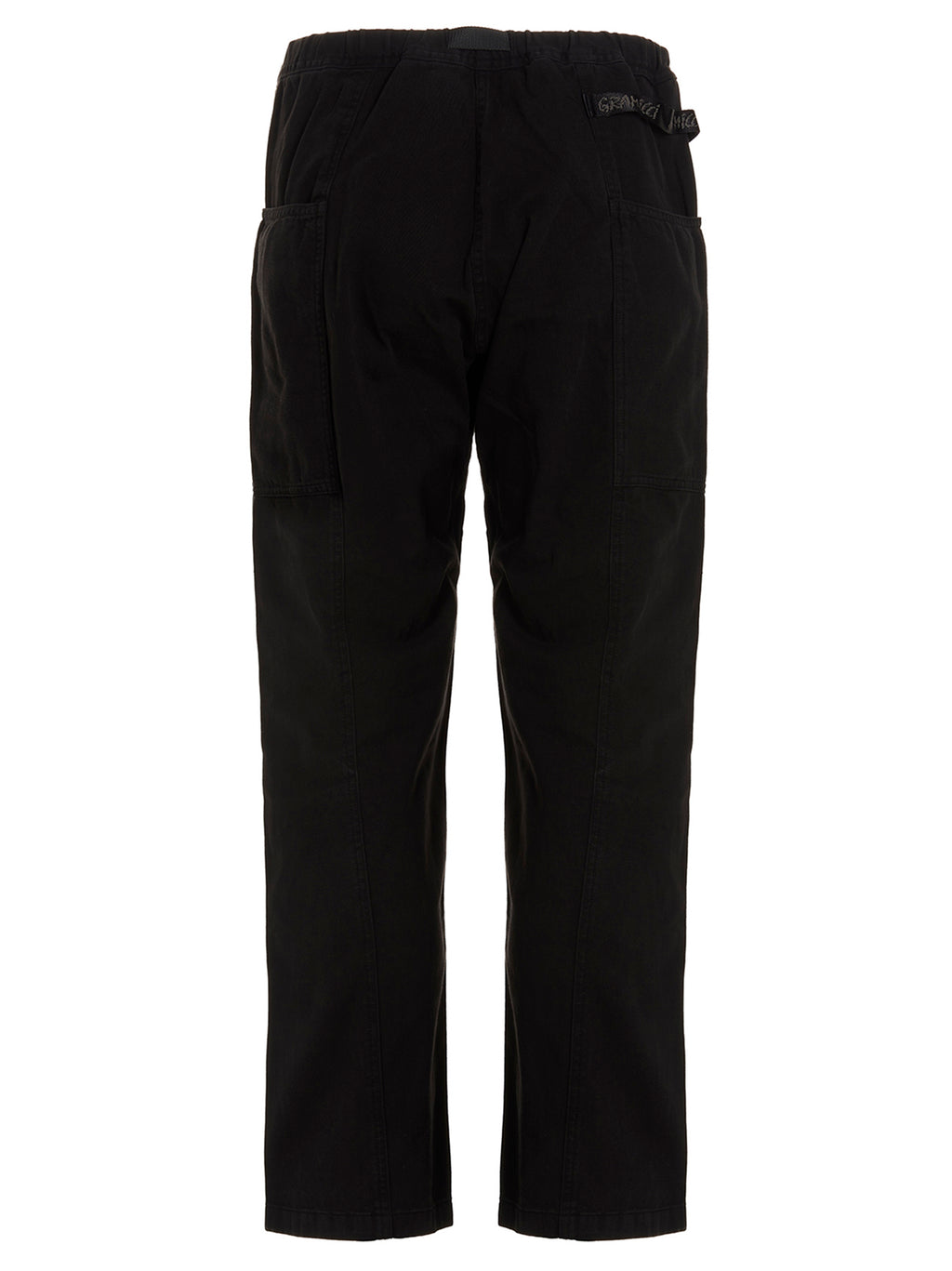 Black Cotton Cargo Pants