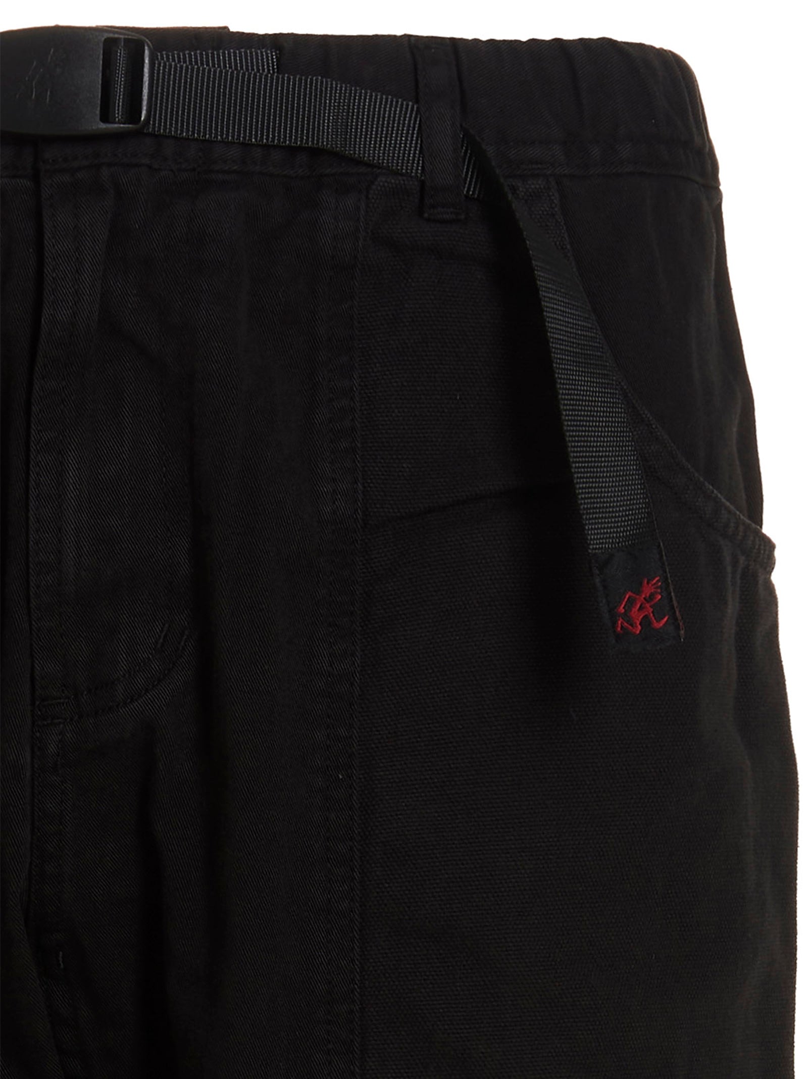 Black Cotton Cargo Pants