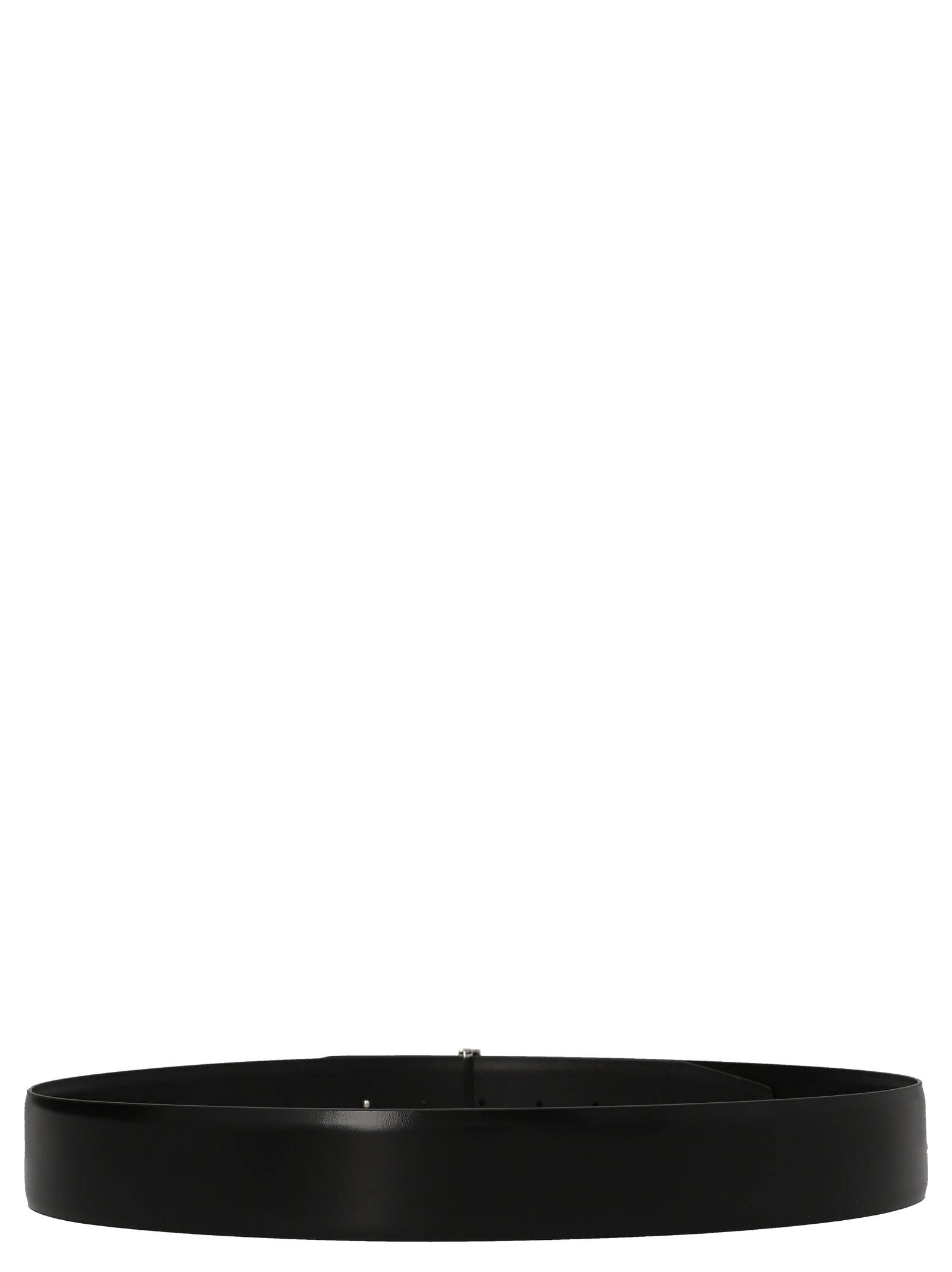 Black Calfskin Regular Belt