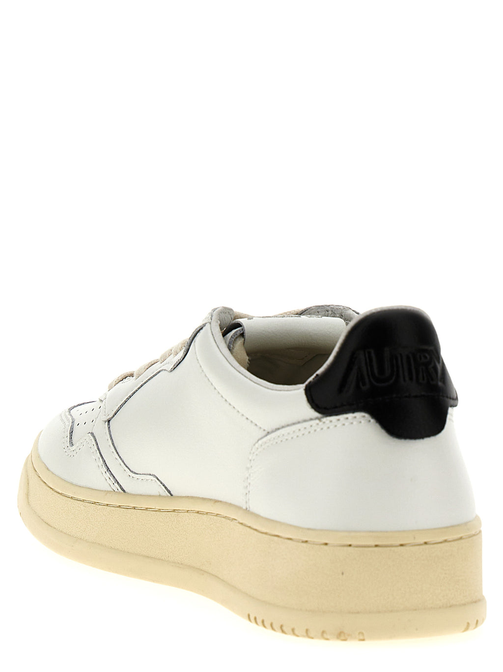 Bicolor Calfskin Low Top Sneakers