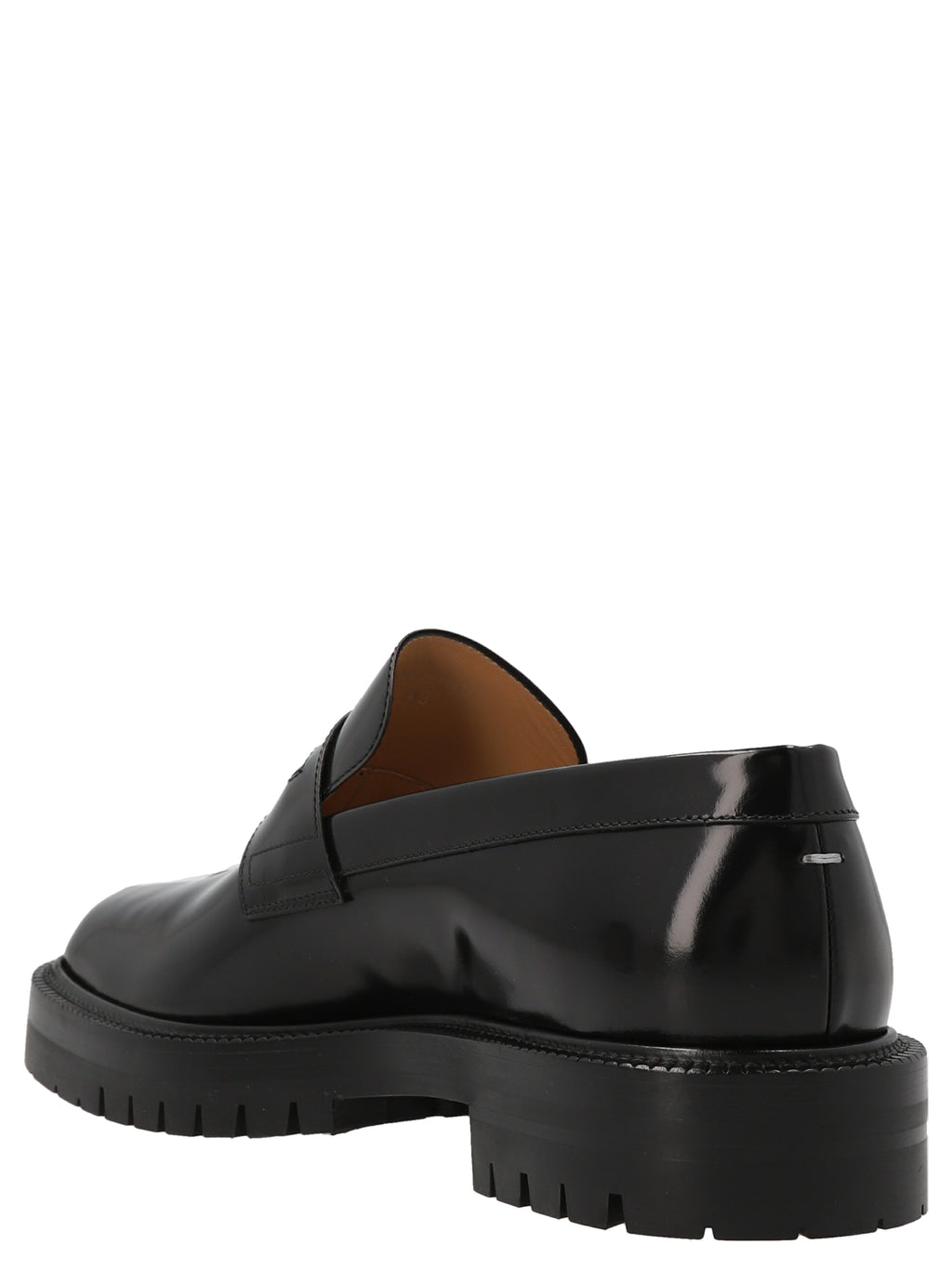 Black Calfskin Slip-On Loafers
