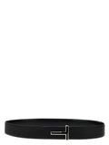 Black Calfskin Regular Belt