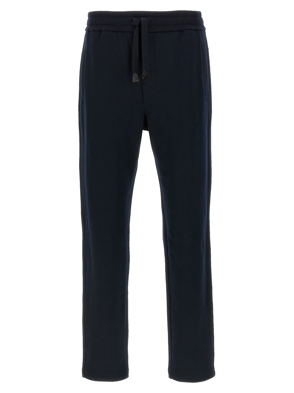 Blue Cotton Athletic Pants