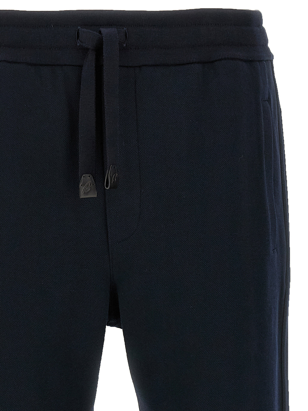 Blue Cotton Athletic Pants