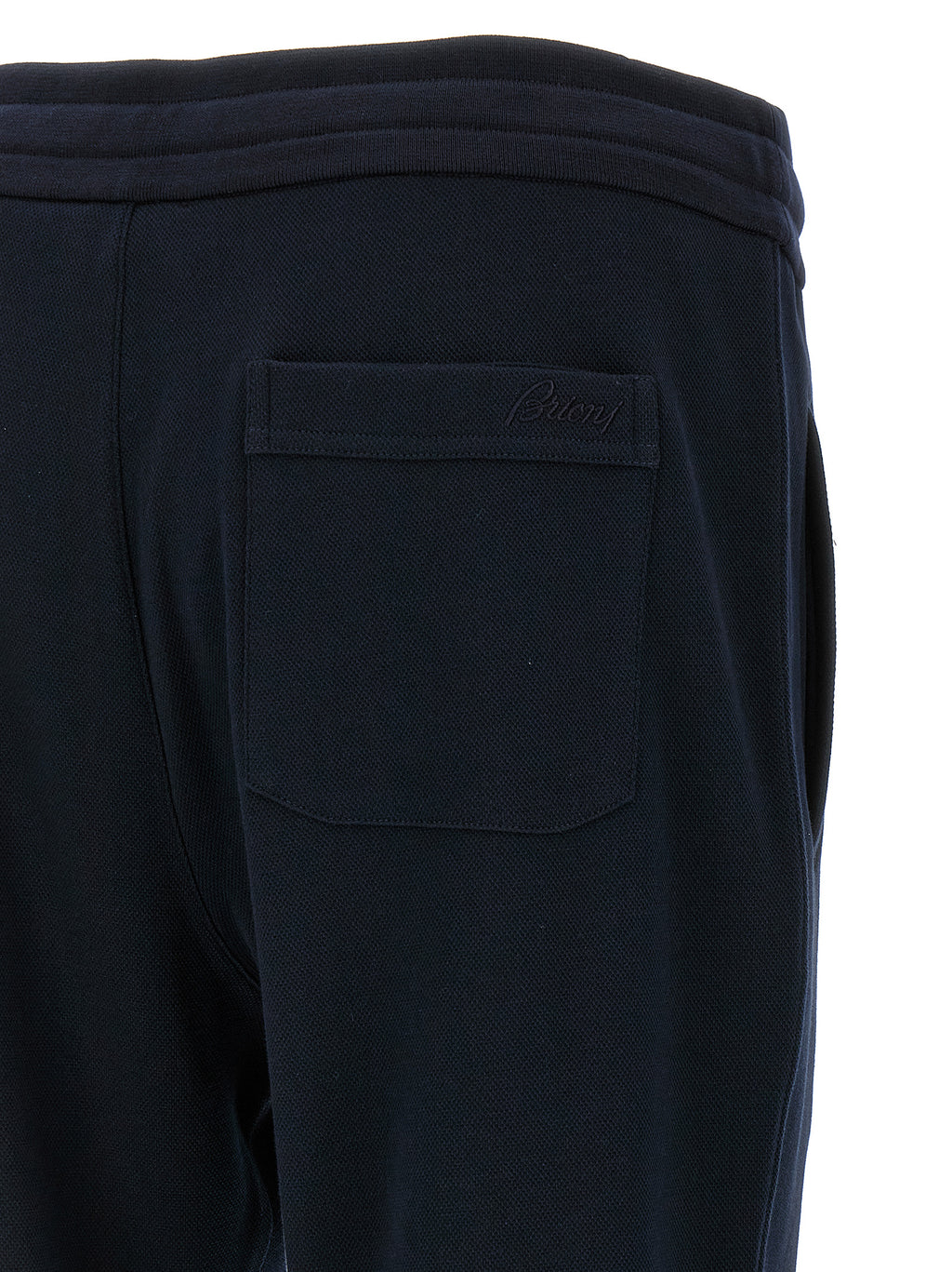 Blue Cotton Athletic Pants