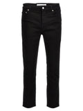 Black Cotton Skinny Jeans