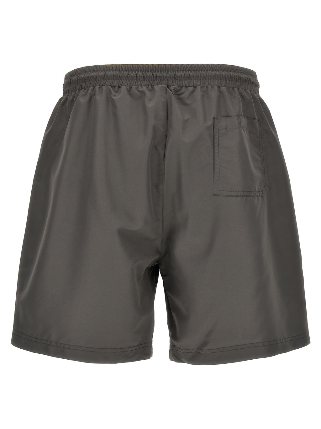 Gray Polyester Shorts