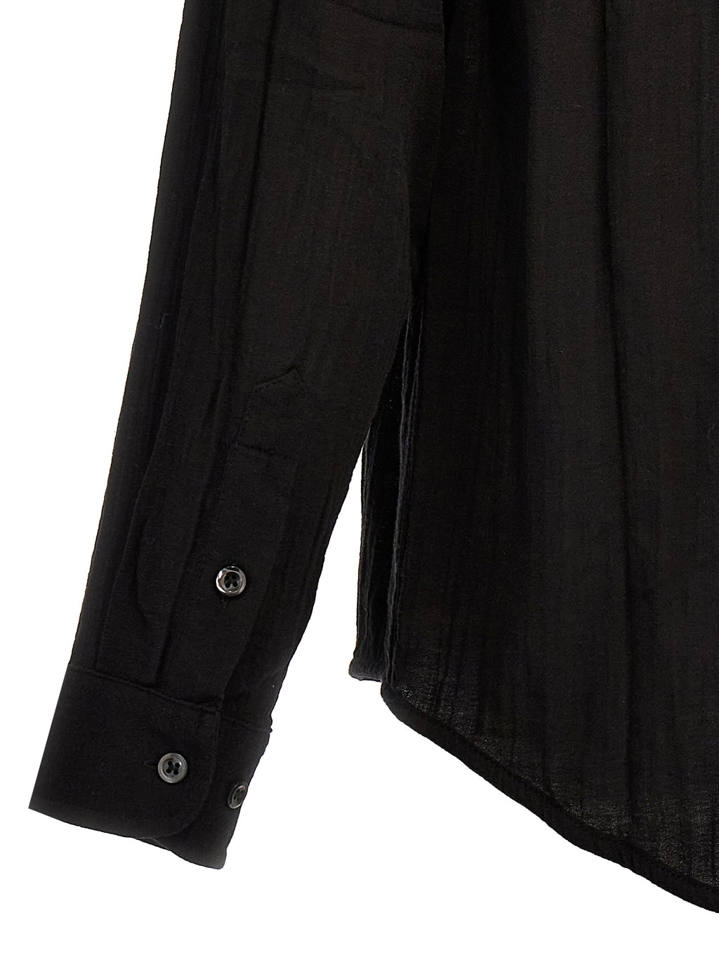 Black Cotton Blouse