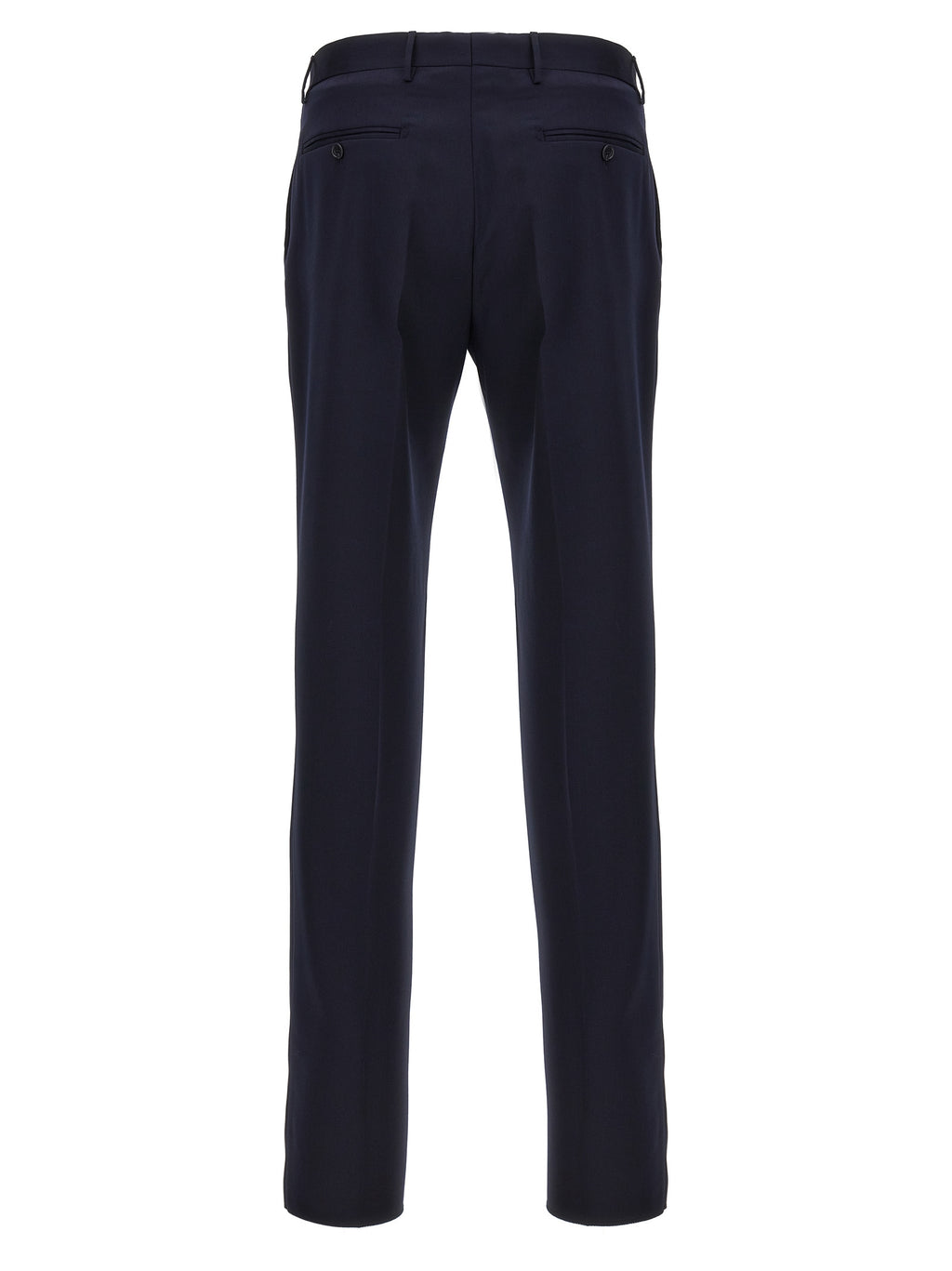 Blue Virgin Wool Two-Piece Suit