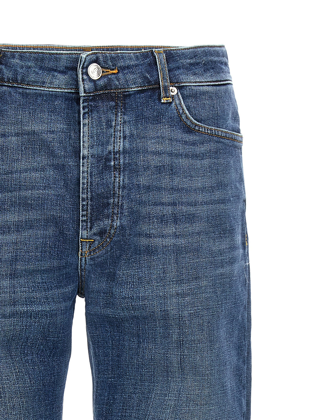 Blue Cotton Jeans Denim