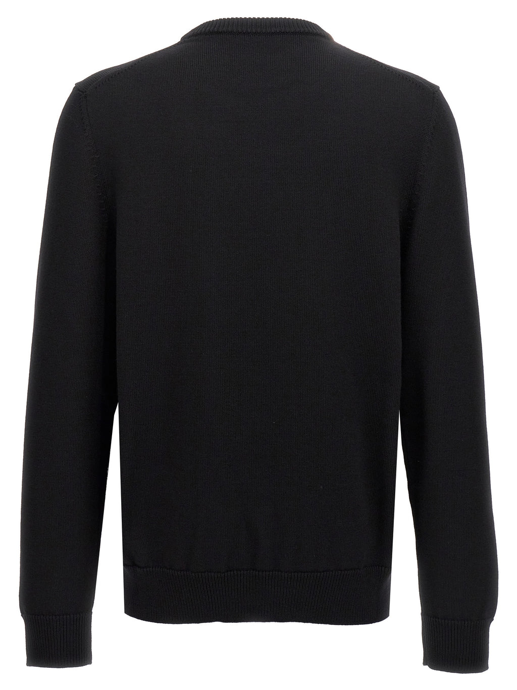 Black Virgin Wool Cardigan