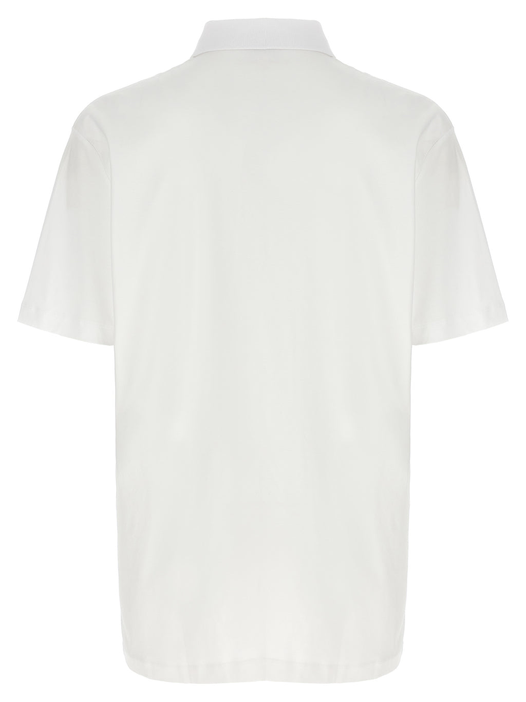 White Cotton Polo Shirt