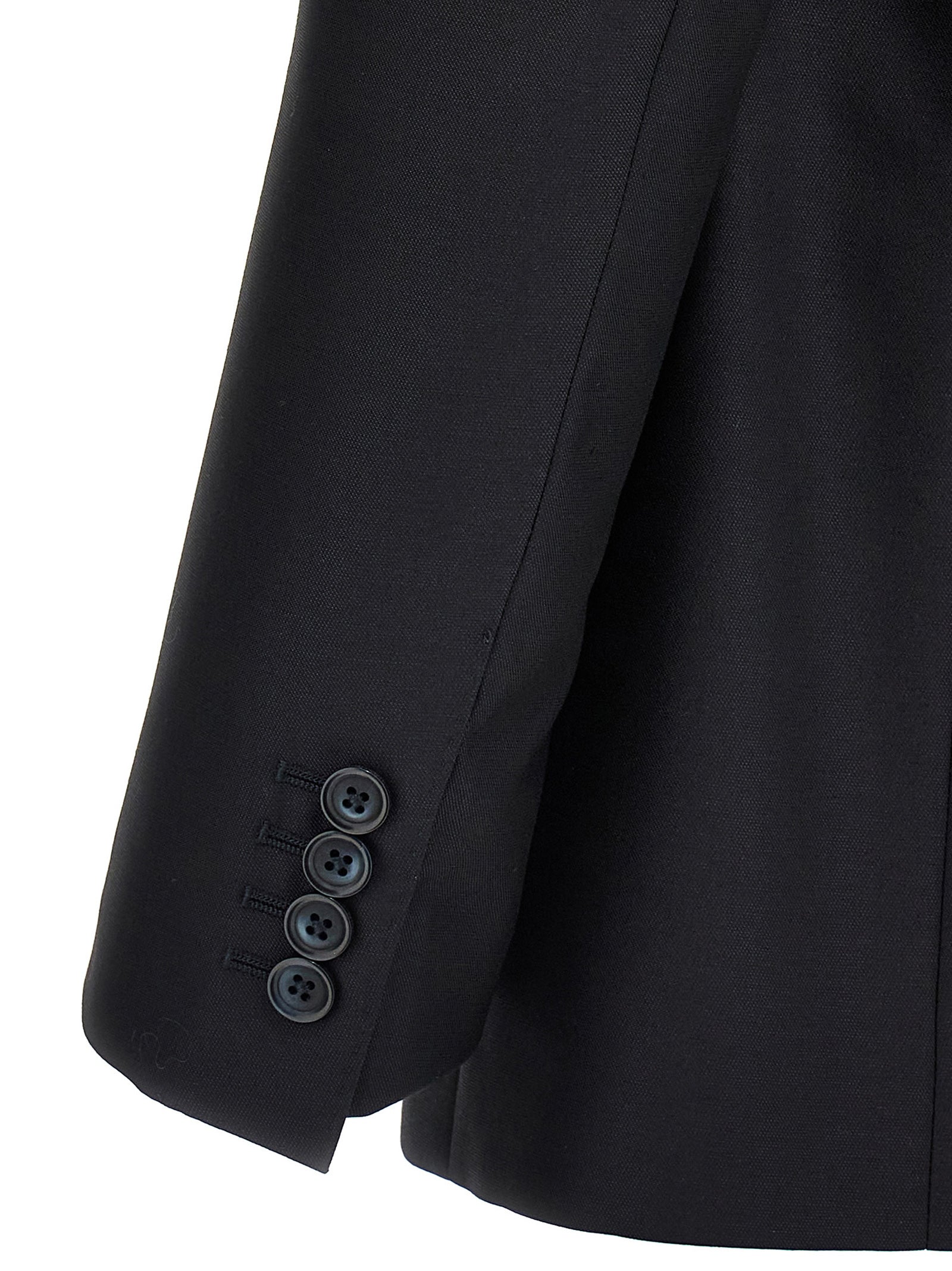 Blue Virgin Wool Two-Piece Suit