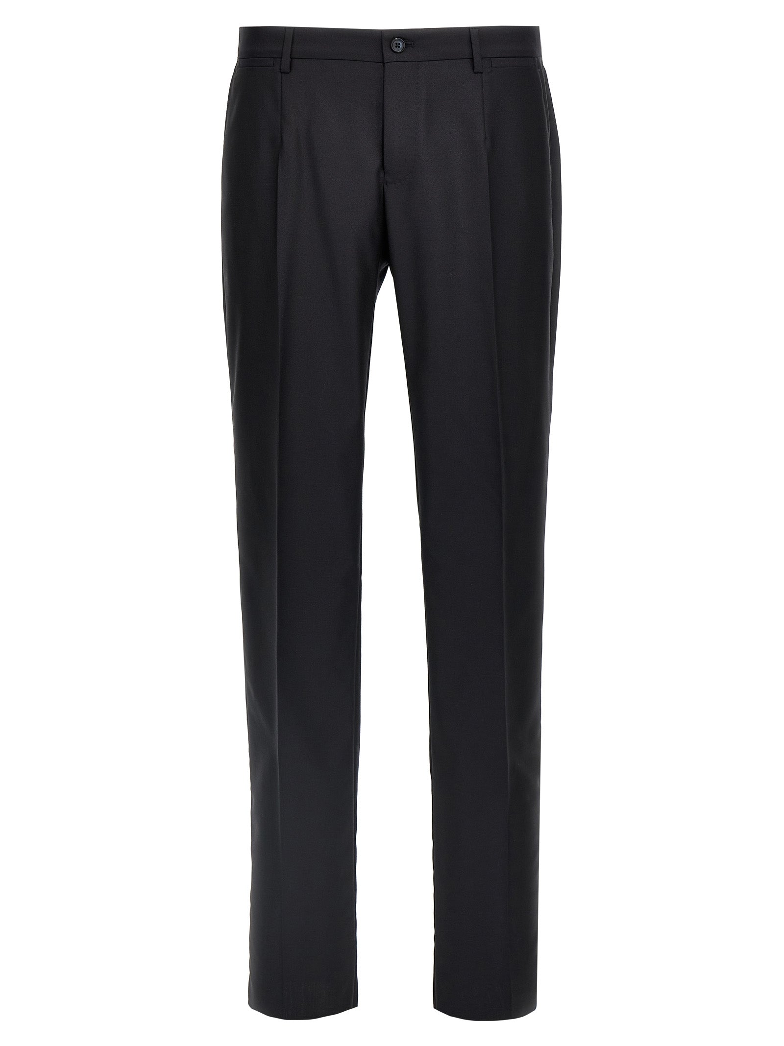 Blue Virgin Wool Two-Piece Suit