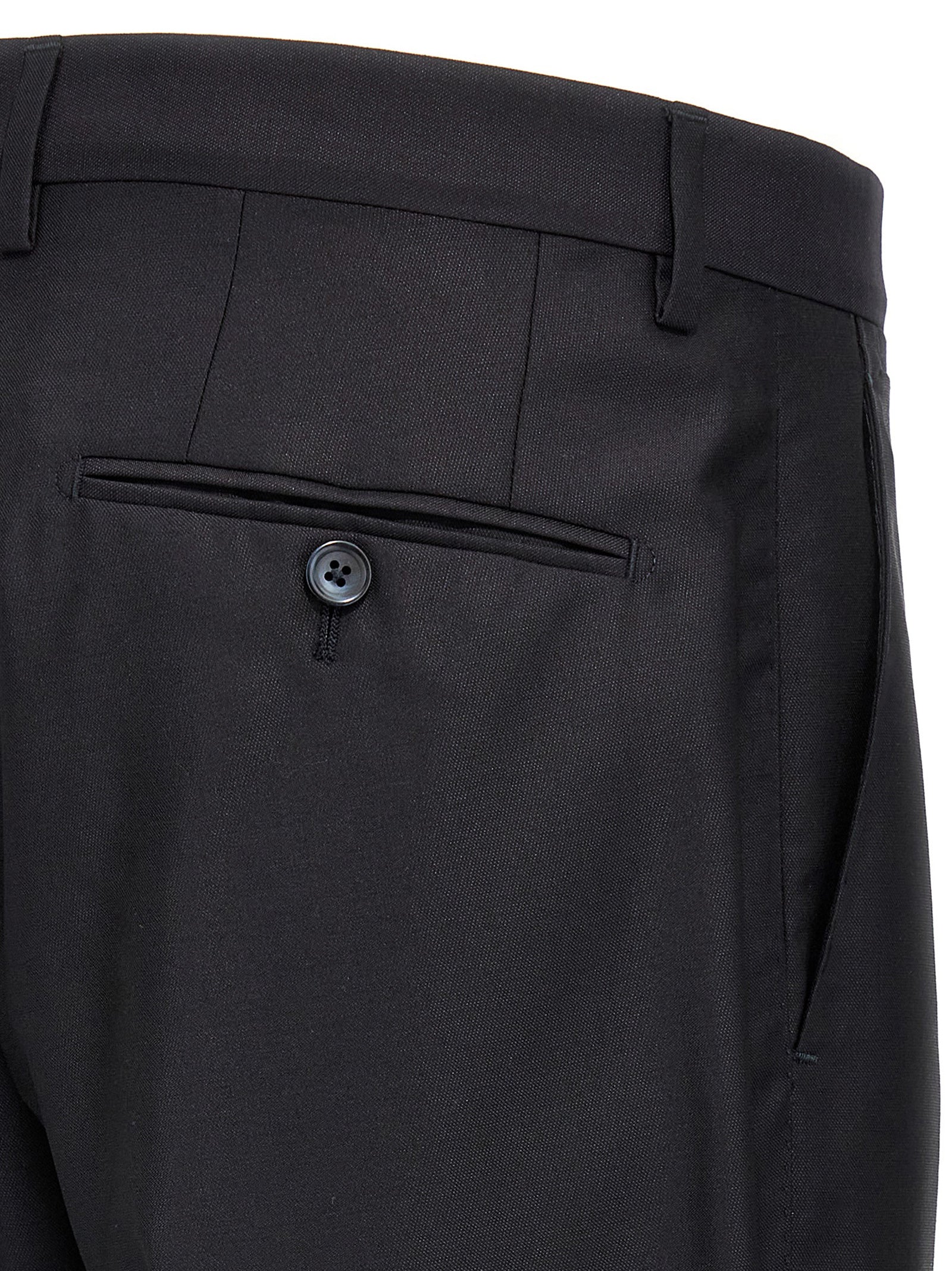 Blue Virgin Wool Two-Piece Suit