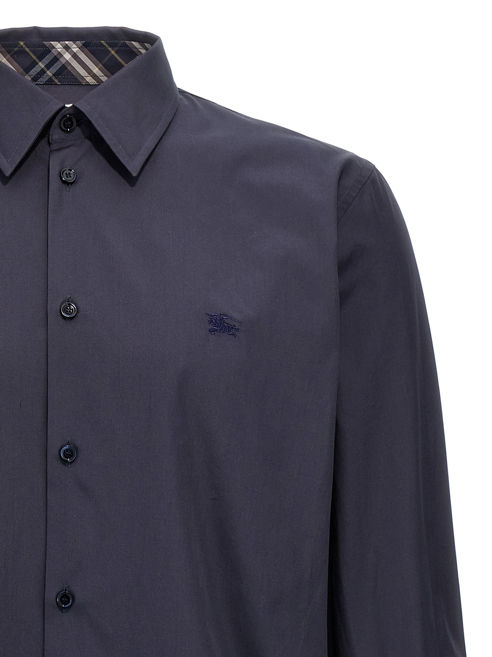 Blue Cotton Blouse