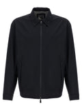 Black Polyester Shell Jacket