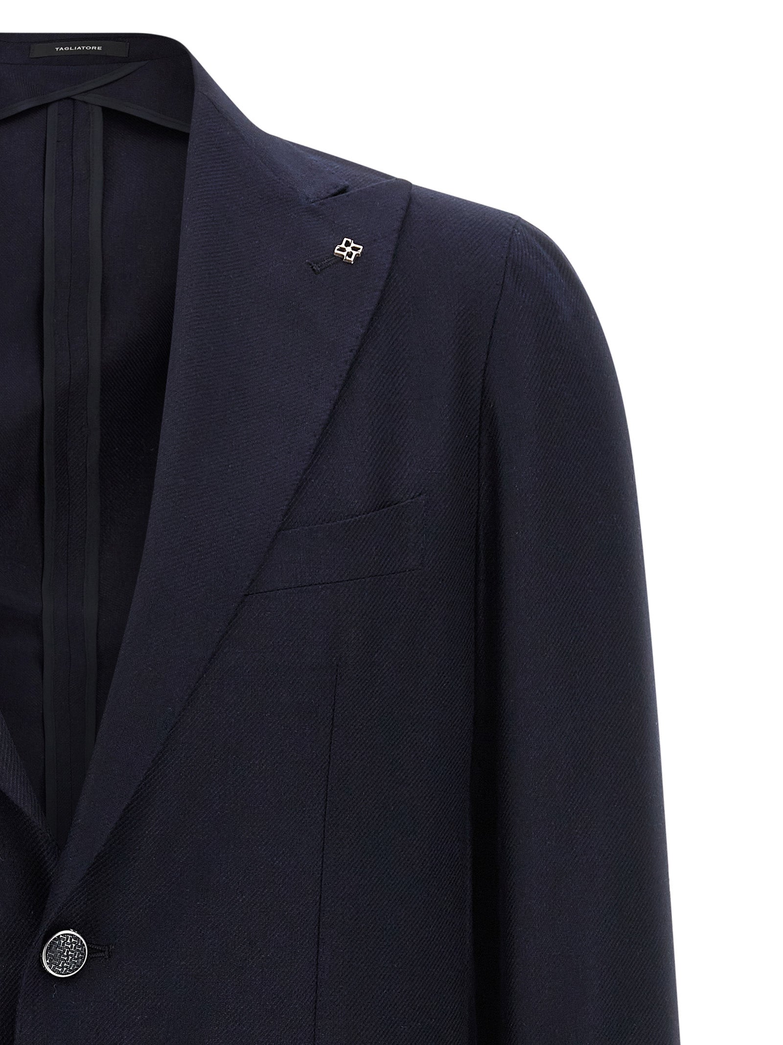 Blue Silk Blazer