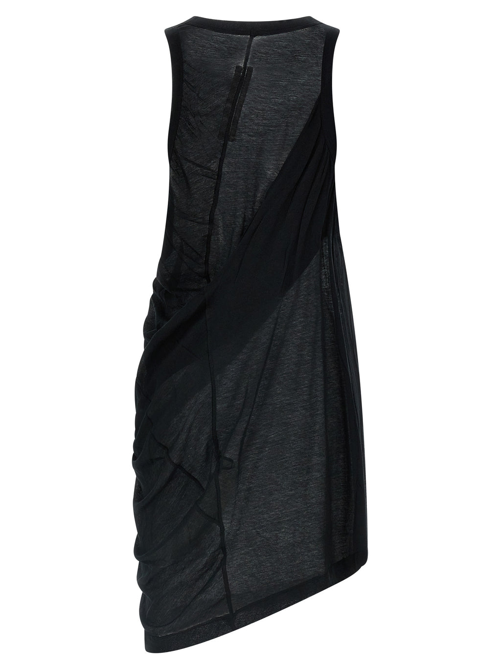 Black Cotton Casual Dress