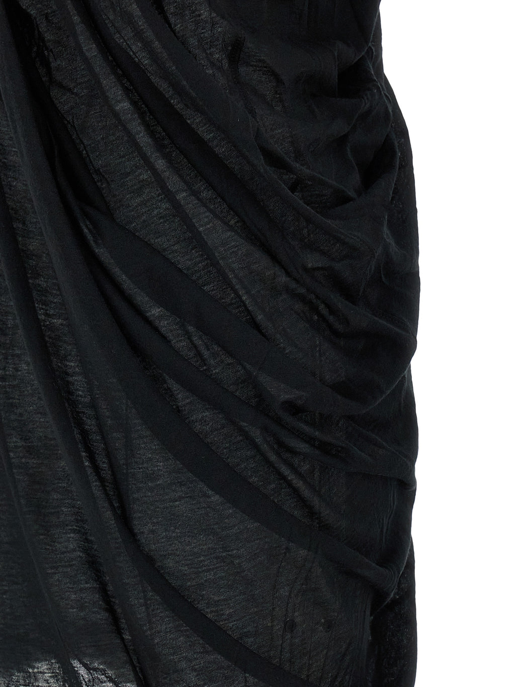 Black Cotton Casual Dress