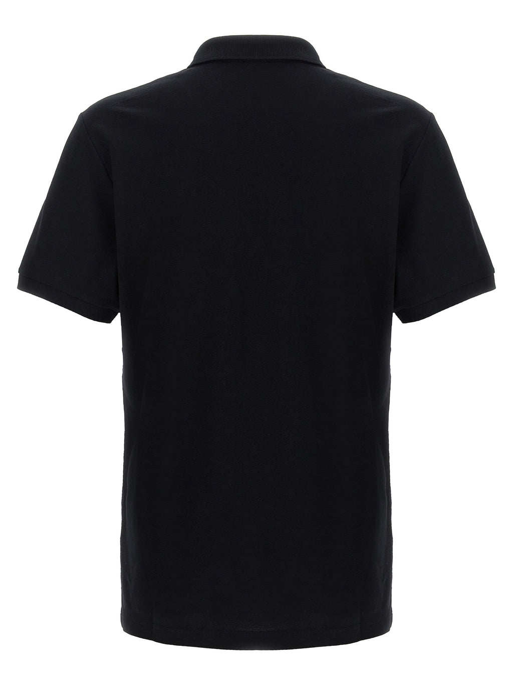 Black Cotton Polo Shirt