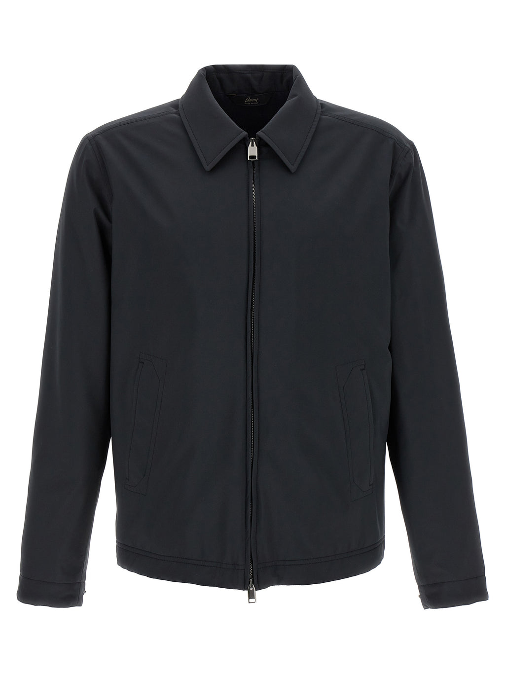 Blue Polyester Shell Jacket