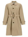 Beige Cotton Coat