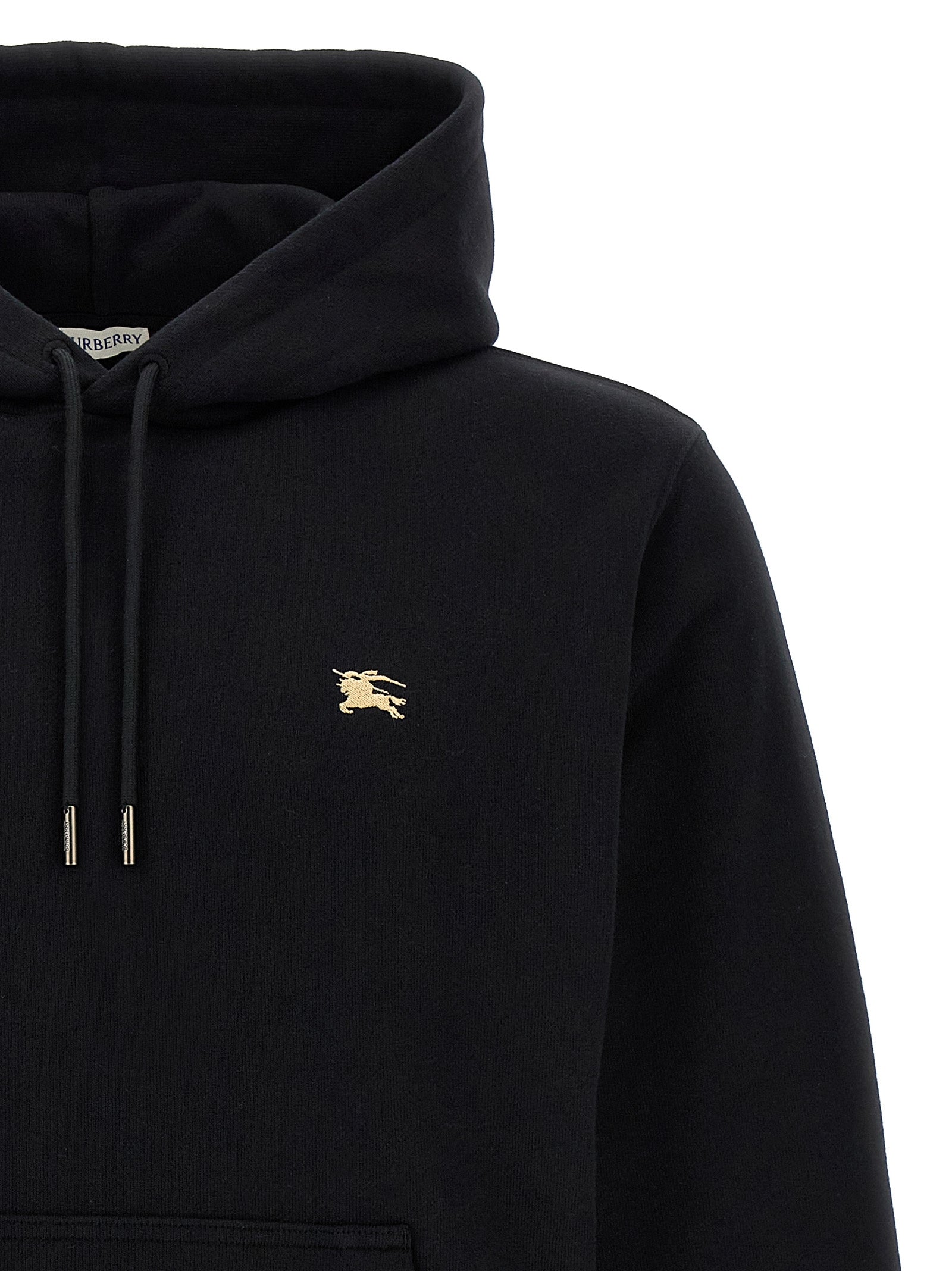 Black Cotton Sweatshirt