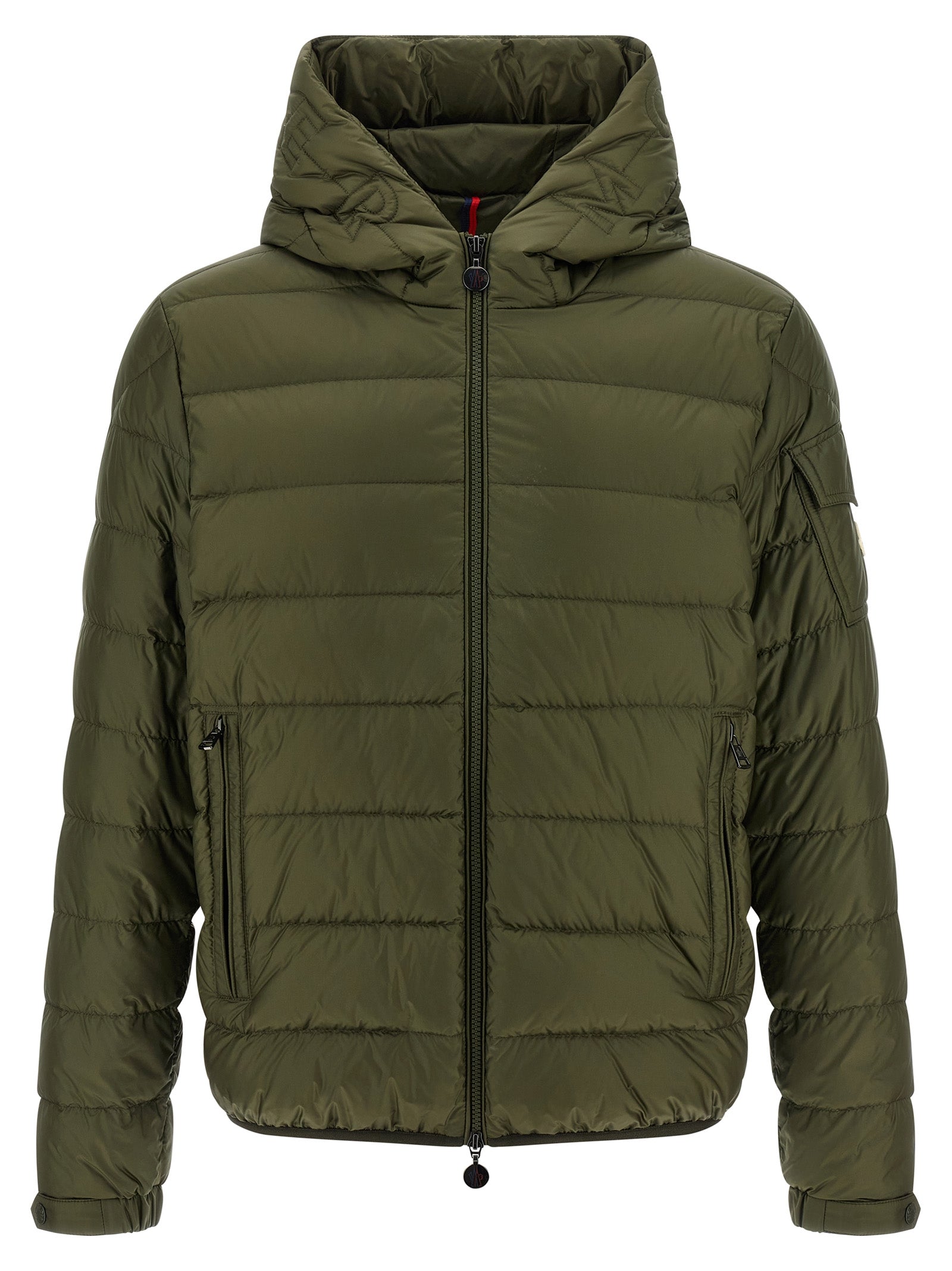 Bicolor Polyamide Full-Length Jacket
