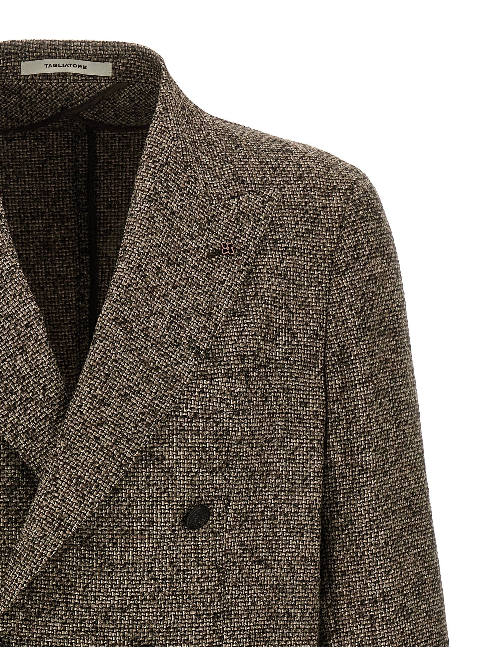 Brown Virgin Wool Blazer