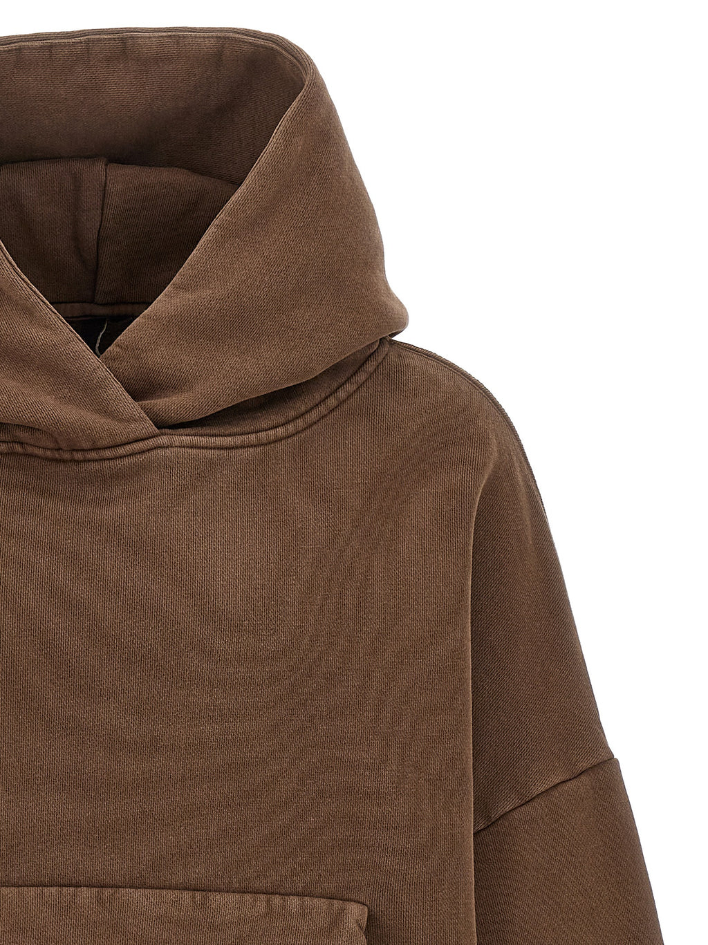 Brown Cotton Sweatshirt