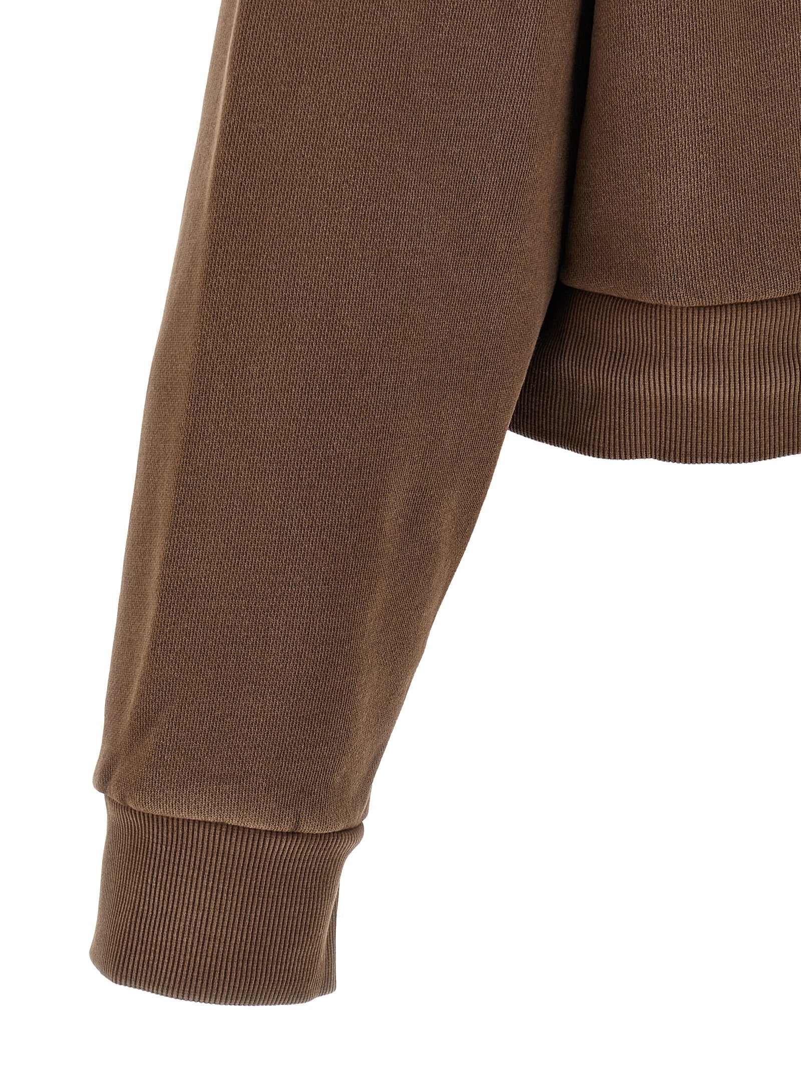 Brown Cotton Sweatshirt