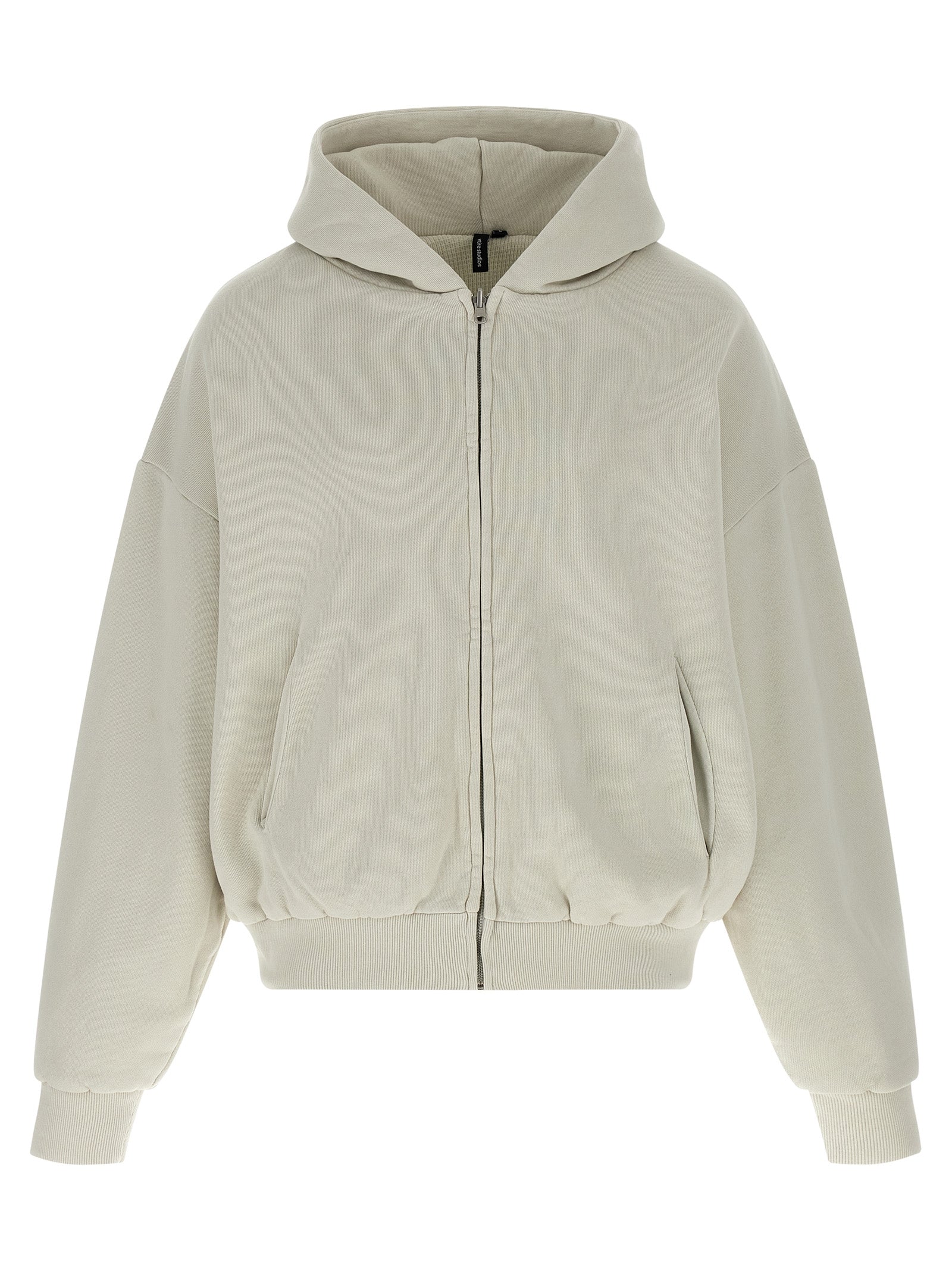 White Cotton Sweatshirt