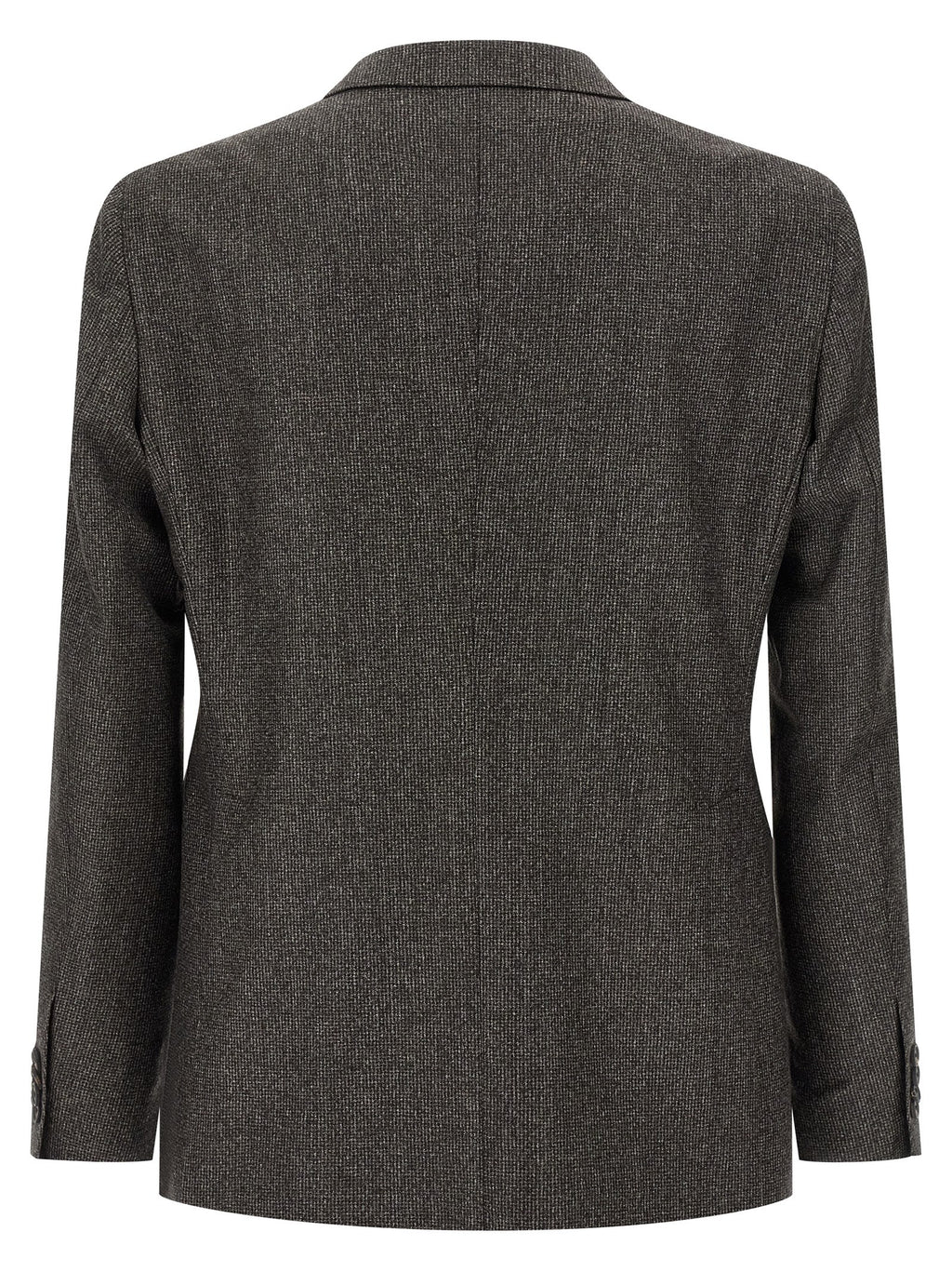 Brown Virgin Wool Two-Piece Suit