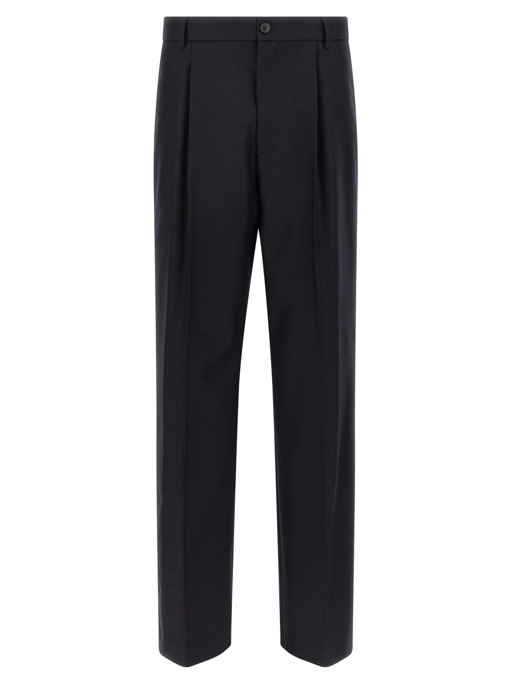 Blue Wool Dress Pants