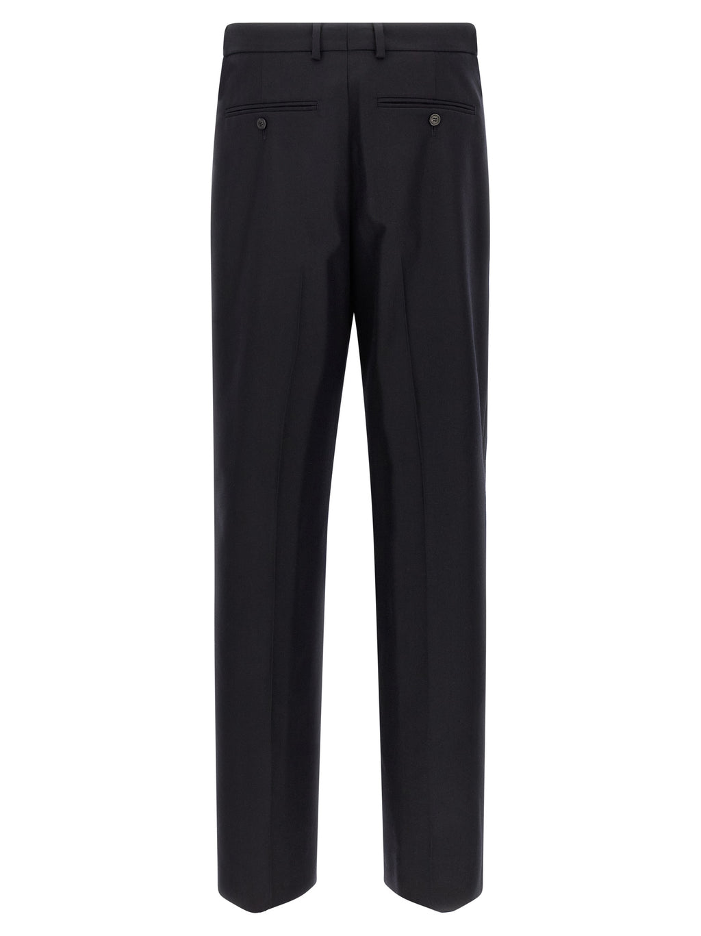 Blue Wool Dress Pants
