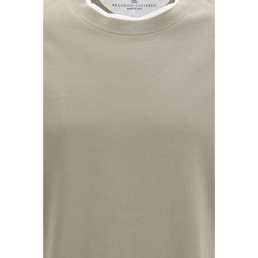 Bicolor Cotton T-Shirt