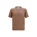 Brown Linen T-Shirt