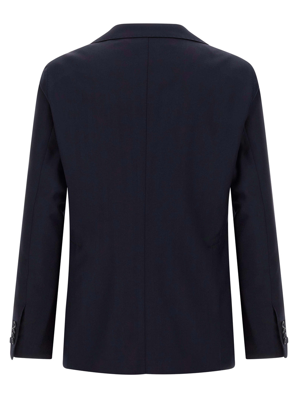 Blue Virgin Wool Two-Piece Suit