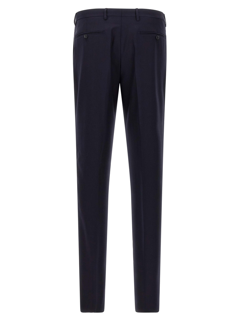 Blue Virgin Wool Two-Piece Suit