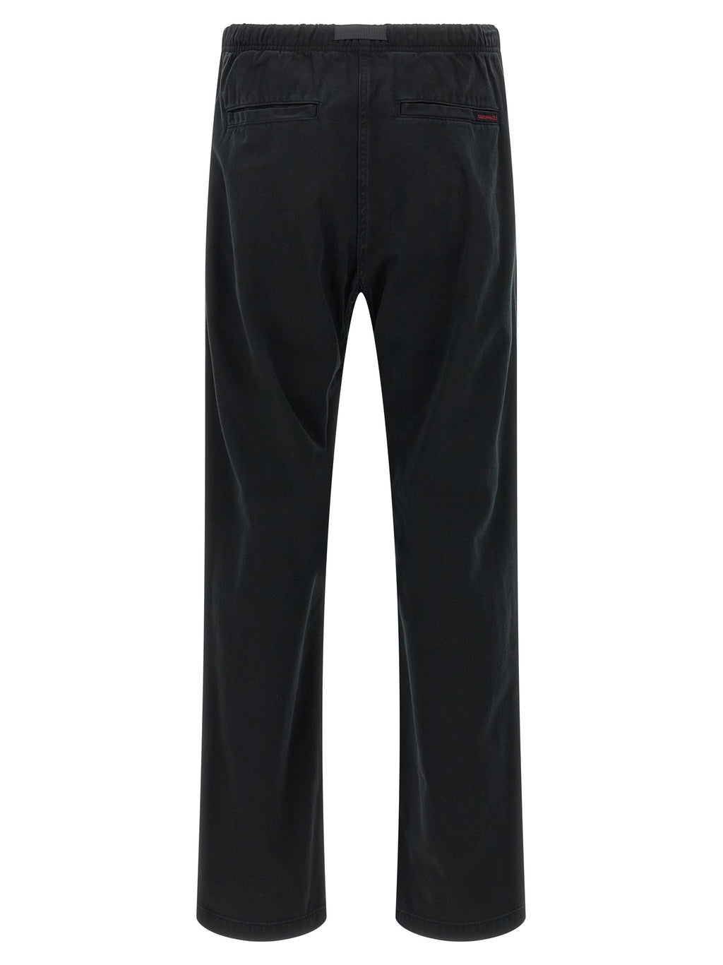 Black Cotton Casual Pants
