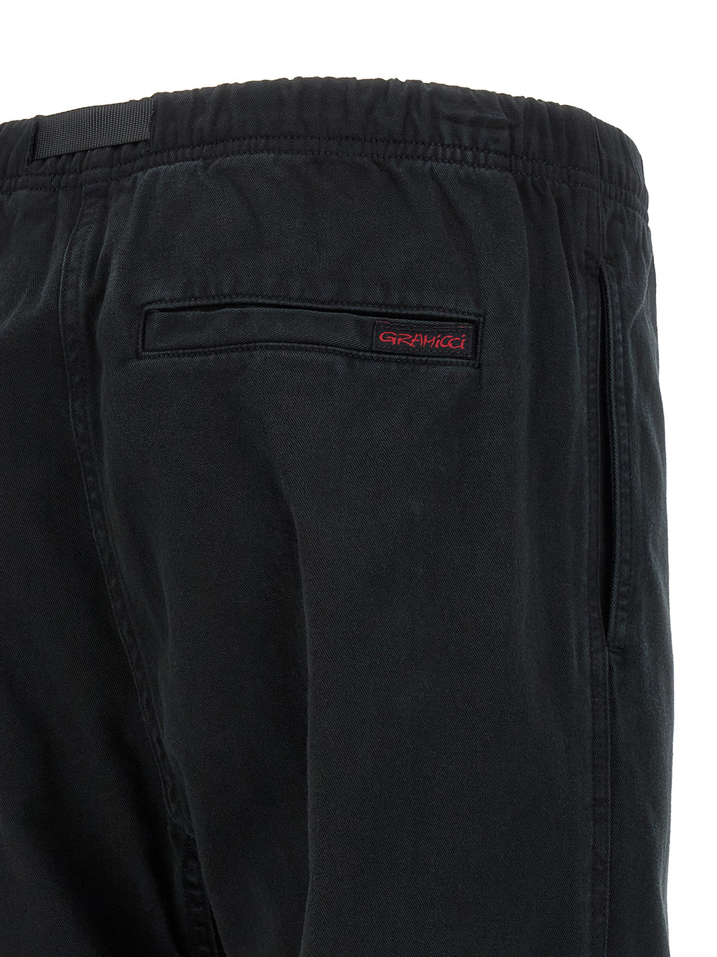 Black Cotton Casual Pants