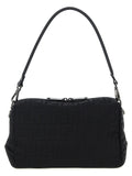 Black Polyamide Shoulder Bag