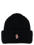 Black Virgin Wool Beanie
